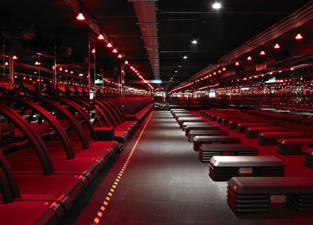 The red room of pain AKA Barry's Bootcamp (Barry's Bootcamp/PA)