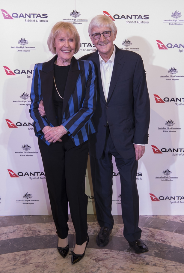 Michael Parkinson and his wife Mary Parkinson