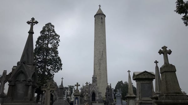 The tower, which is 55m tall, was built in 1855 to commemorate the Irish politician Daniel O'Connell