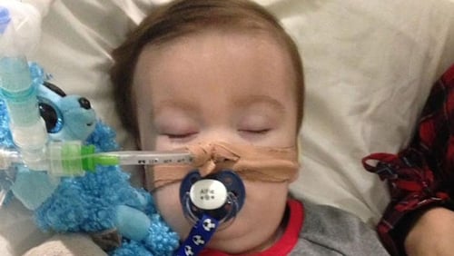 Alfie Evans has a rare degenerative neurological condition