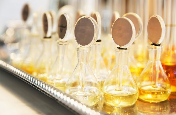 Group of Perfume glass bottles