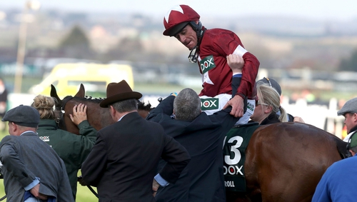 Tiger Roll - pictured after the Grand National win