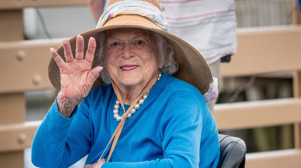 Barbara Bush pictured in May 2017
