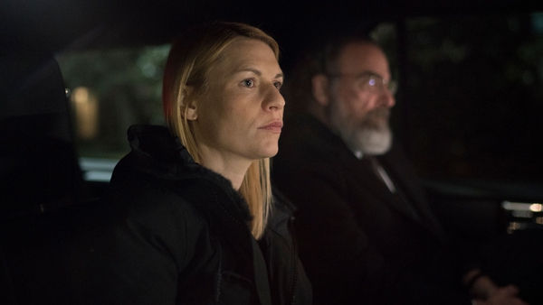 Claire Danes as Carrie (with Mandy Patinkin as Saul) in Homeland - 