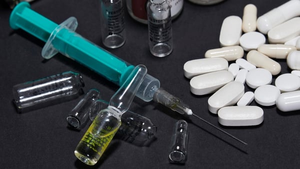 Almost half of the drugs seized were anabolic steroids