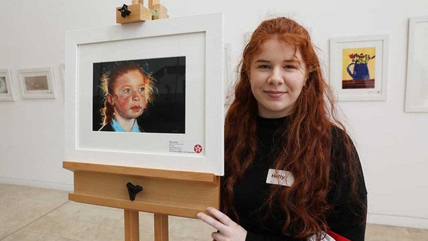 Hetty Lawlor won the Texaco Children's Art Competition with her entry 'Gráinne'