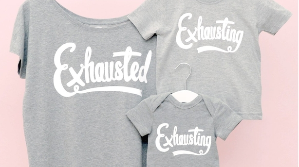 Exhausted t-shirts