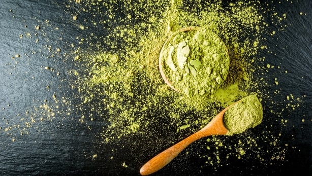 Traditional Japanese and Chinese tea matcha