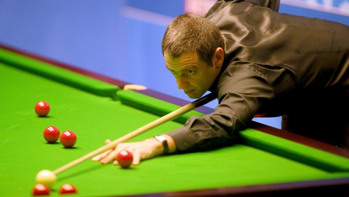 Ronnie O'Sullivan won seven of eight frames this morning