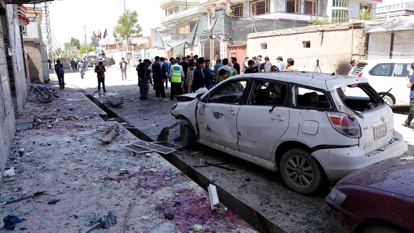 A bomb attack on a voter centre in Kabul in April left more than 57 people dead