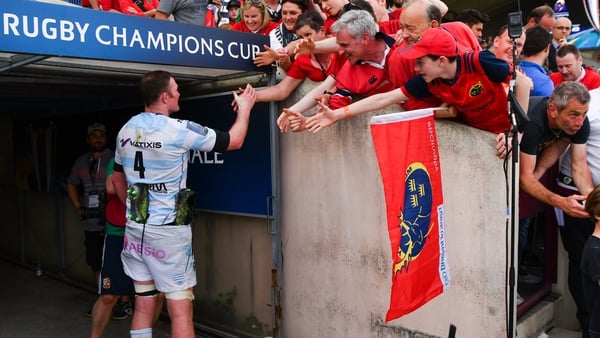 Donnacha Ryan helped Racing to their second ever Champions Cup final