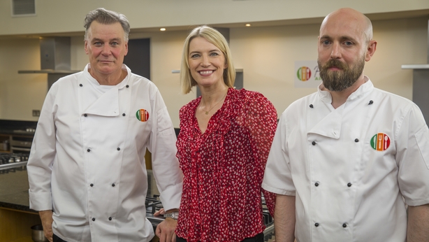 Pamela with Derry Clarke and Dermot Staunton.