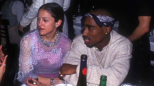 Madonna and Tupac, pictured in 1994