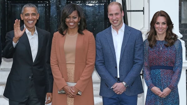 A host of stars including former US First Lady Michelle Obama congratulate royal couple after birth of third child