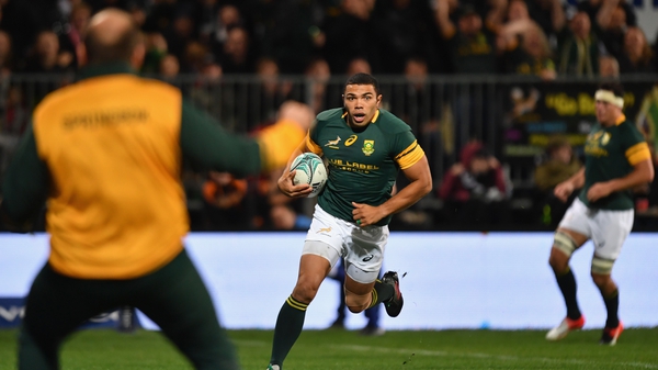 Bryan Habana in action for South Africa in 2016