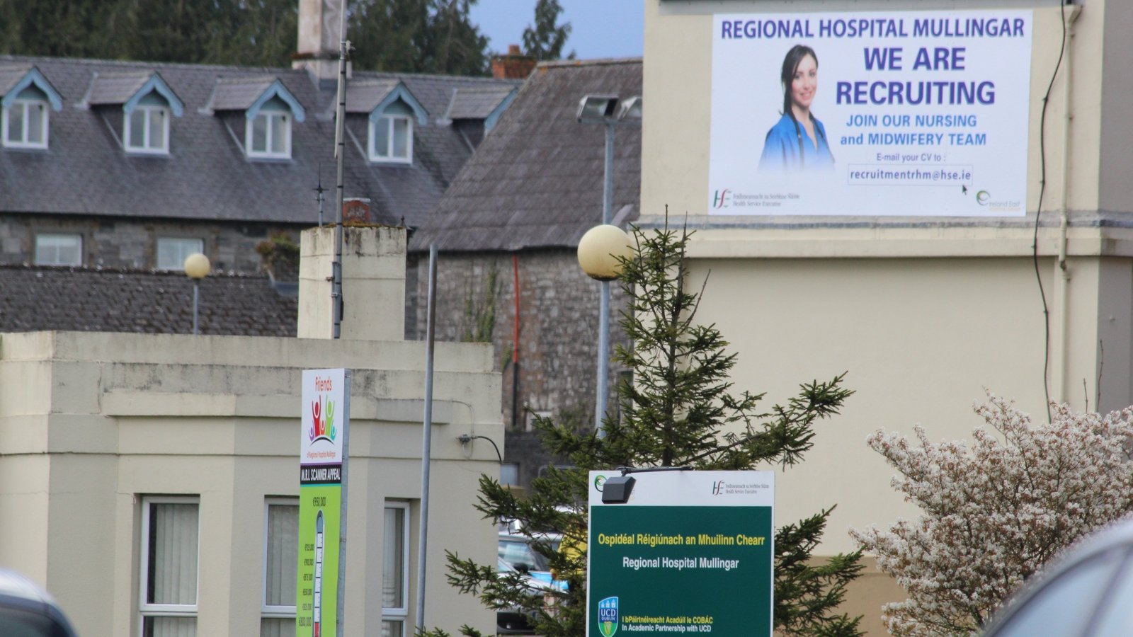 Mullingar hospital using billboard ads to find staff