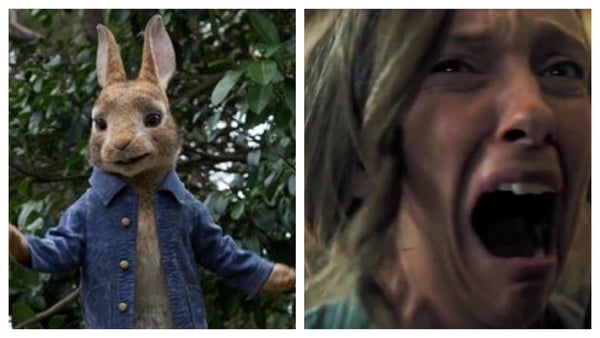 The scary trailer for Hereditary was shown before a screening for Peter Rabbit