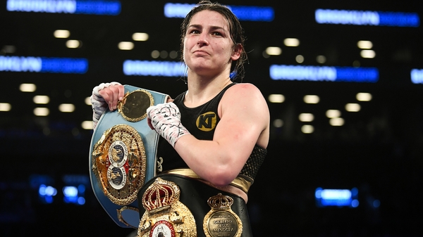 Katie Taylor has won two world belts in the first two years of her professional career