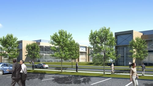 An artist's impression of the WuXi Biologics Campus in Dundalk