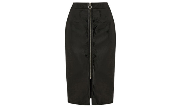 Vinyl Pencil Skirt