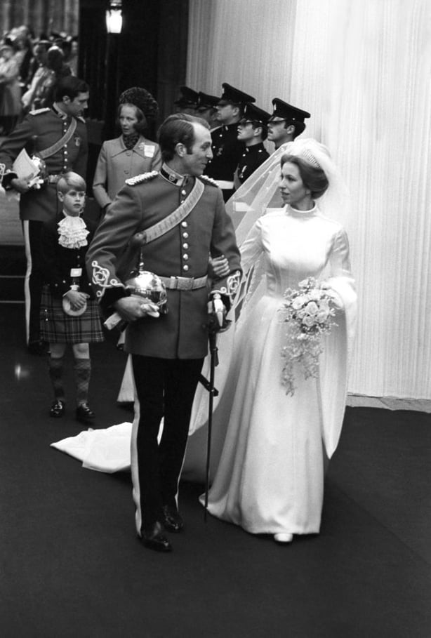 Captain Mark Phillips and Princess Anne (PA)