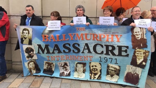 The families of those killed in Ballymurphy