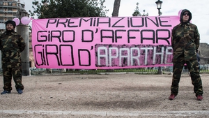 There have been protests against the Giro d'Italia starting in Jerusalem