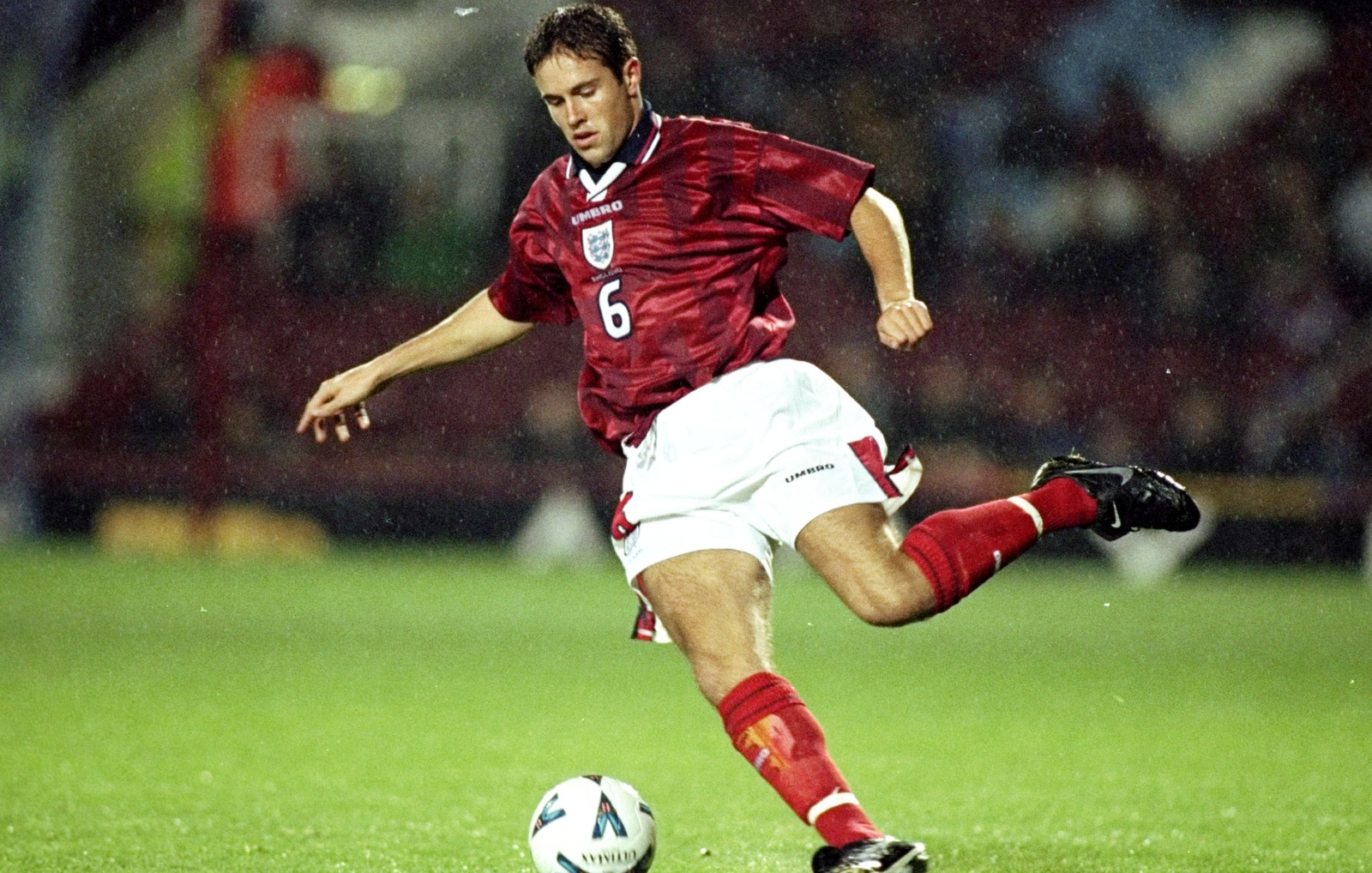 Image - Matthew Upson was a key figure for England in defence.