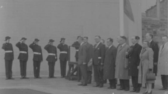 James Connolly Commemoration ceremony, Arbour Hill Cemetery, Dublin (1963)