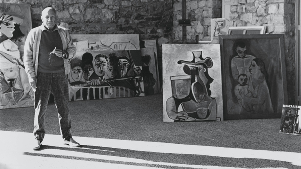 From 1965, Pablo Picasso with some of his work. Photo: Cecil Beaton/Condé Nast via Getty Images