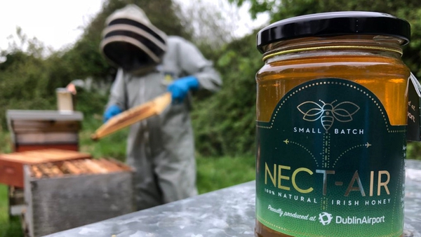 The honey, branded Nect-Air, has been put on the menu in the airport's executive lounges