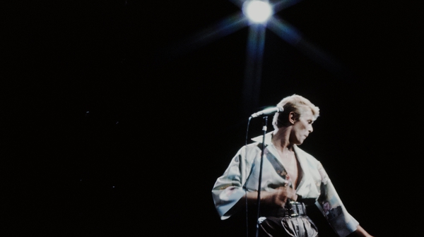 David Bowie live in Tokyo in 1978. Photo: Koh Hasebe/Shinko Music/Getty Images