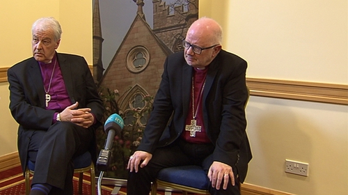 Michael Jackson (left) and Richard Clarke are at the Church of Ireland's General Synod in Armagh