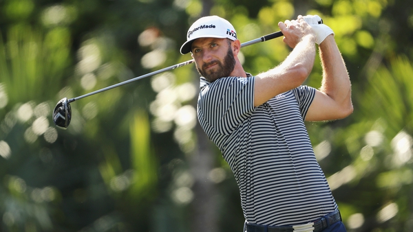 Dustin Johnson made the most of the early good weather
