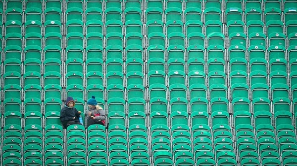 The stands remained virtually empty for the entire day in Malahide