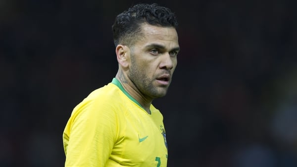 Dani Alves was a free agent having left PSG at the end of his contract in June.