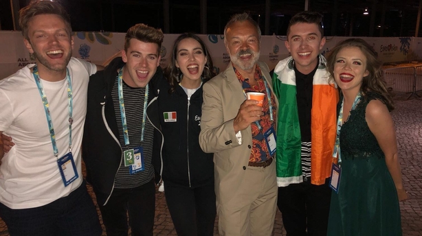 Ryan O'Shaughnessy and Graham Norton