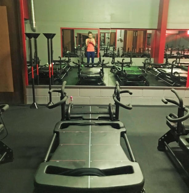 Journalist Liz Connor tries out Meghan Markle's favourite workout (Liz Connor/PA)