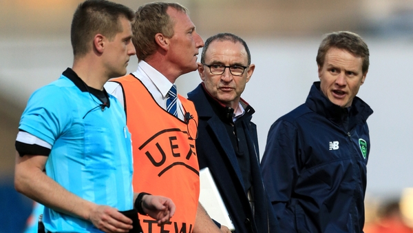 Martin O'Neill and Colin O'Brien speak with Zbynek Proske