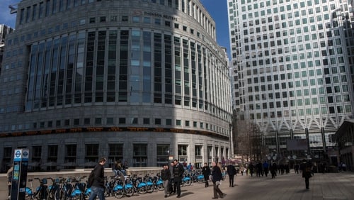 Thomson Reuters' offices in Canary Wharf, London