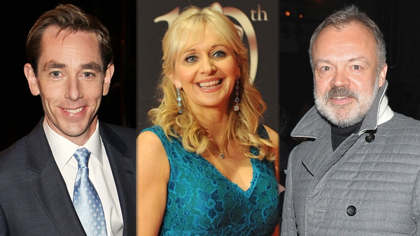 Ryan Tubridy, Miriam O'Callaghan and Graham Norton are all on the shortlist