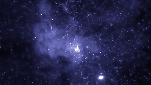 The black hole bounty at the centre of the Milky Way. Image: 
NASA/CXC/SAO