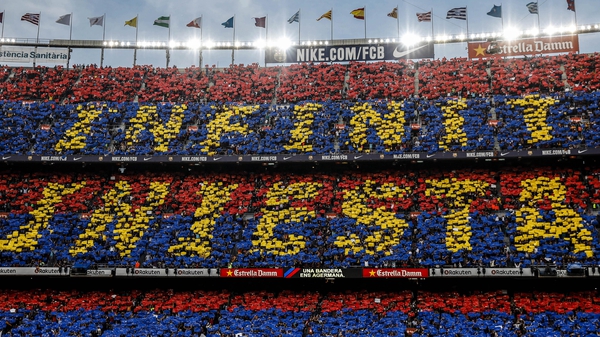 The Nou Camp says farewell to Andres Iniesta