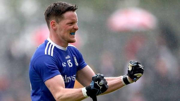 McManus celebrating one of his many scores for Monaghan this year