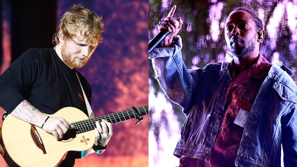 Ed Sheeran and Kendrick Lamar - The big winners on the night