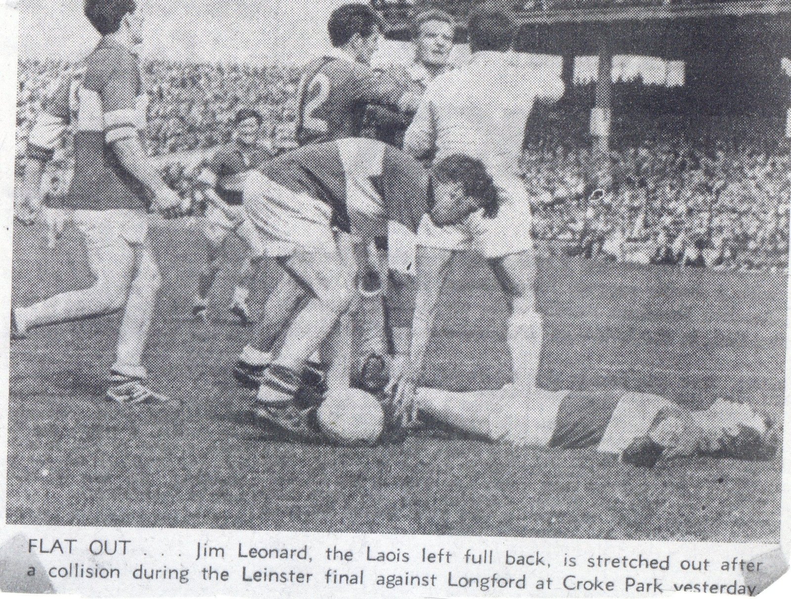 Image - There was no feigning injury in the 1960s (Longford Leader)