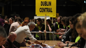 Votes are counted at Dublin's RDS in the referendum on the Eighth Amendment