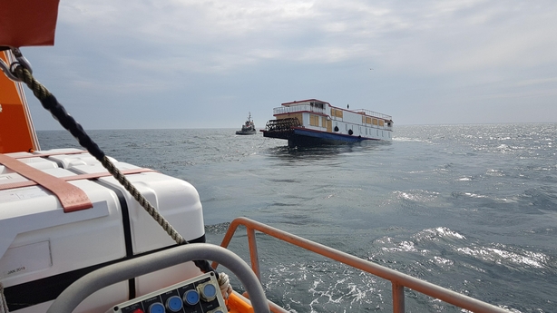 Paddle Steamer sinks