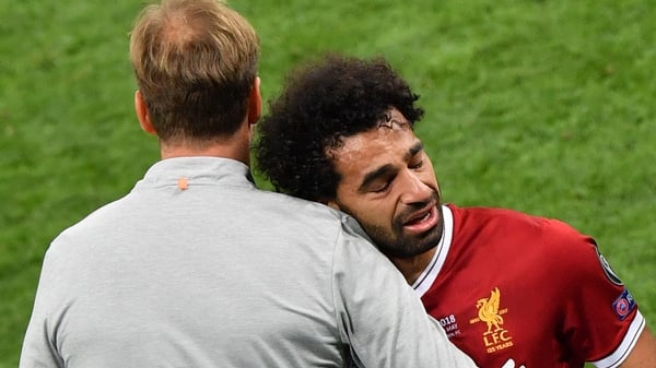 Salah was inconsolable as he was substituted