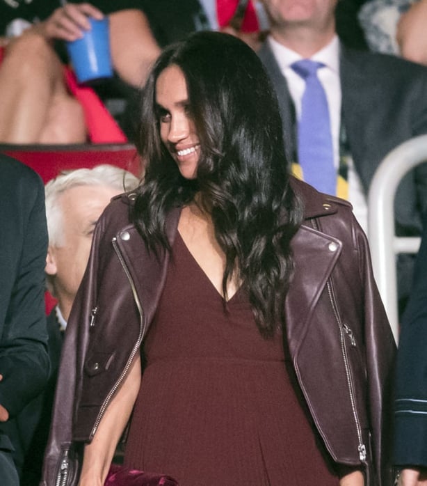Meghan Markle wearing a dress from Atrizia at the Invictus Games (Danny Lawson/PA)